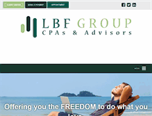 Tablet Screenshot of lbfcpa.com